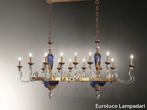 BAROCCO AXIS 14 - Chandelier with Swarovski® Crystals _ Euroluce Lampadari