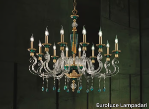 BAROCCO L12 - Chandelier with Swarovski® Crystals _ Euroluce Lampadari