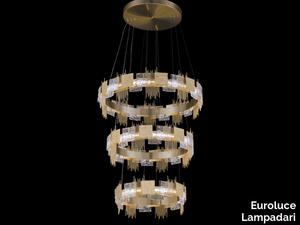 CHARACTER - LED glass chandelier _ Euroluce Lampadari