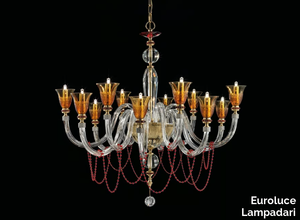 CLAIRE L6+6 - Chandelier with Swarovski® Crystals _ Euroluce Lampadari