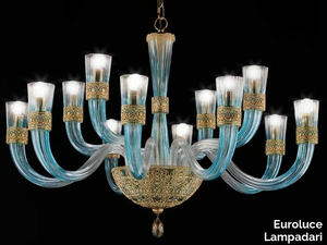 DEA L8+4 - Crystal chandelier with Swarovski® Crystals _ Euroluce Lampadari