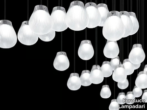 GOCCE - LED Murano glass pendant lamp _ Euroluce Lampadari