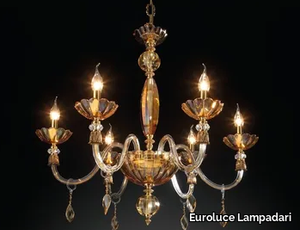 BLOOM L6 - Chandelier with crystals _ Euroluce Lampadari