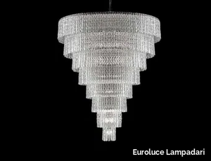 CASCADE 94 - Crystal pendant lamp _ Euroluce Lampadari