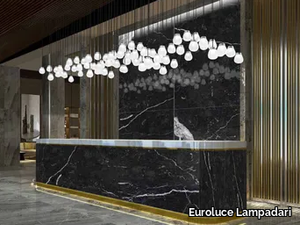 GOCCE LINEAR - LED Murano glass pendant lamp _ Euroluce Lampadari