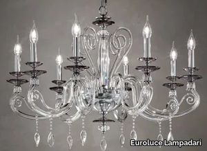 AURORA L8 - Crystal chandelier with Swarovski® Crystals _ Euroluce Lampadari