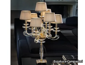 ALICANTE F6+1L SHADE - Classic style table lamp _ Euroluce Lampadari