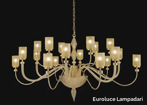 DELY L6+6+6 BIG - Glass chandelier _ Euroluce Lampadari