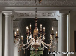 ELSA L10+5 - Chandelier with Swarovski® Crystals _ Euroluce Lampadari