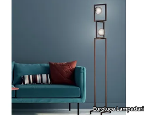 RHYTHM - Metal and pyrex floor lamp _ Euroluce Lampadari