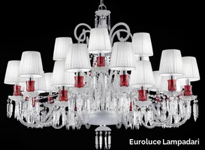 IMPERIAL CHARM COLOR SHADE L24 - Crystal chandelier _ Euroluce Lampadari