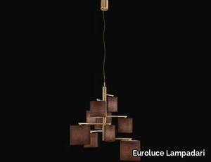 KOEL L9 - Metal and fabric pendant lamp _ Euroluce Lampadari