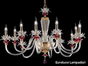 LILY L6+6 - Crystal chandelier with Swarovski® Crystals _ Euroluce Lampadari