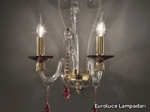 RUBINO ALICANTE A2 - Wall lamp with Swarovski® crystals _ Euroluce Lampadari