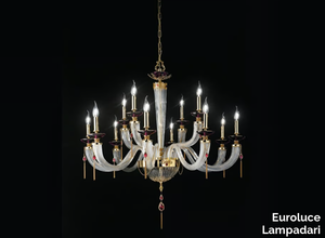 JULIENNE L8+4 - Chandelier with Swarovski® Crystals _ Euroluce Lampadari