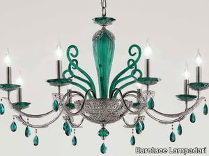 MACRAMÈ L8 - Crystal chandelier with Swarovski® Crystals _ Euroluce Lampadari