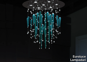 RIFLESSI 60 - LED crystal pendant lamp _ Euroluce Lampadari