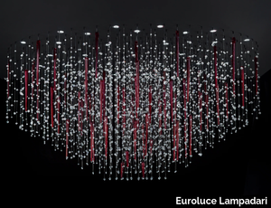 RIFLESSI ELLIPSE PROJECT - LED crystal pendant lamp _ Euroluce Lampadari