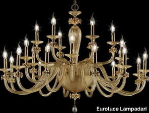 SHEEN L12+6+6 - Crystal chandelier with Swarovski® Crystals _ Euroluce Lampadari