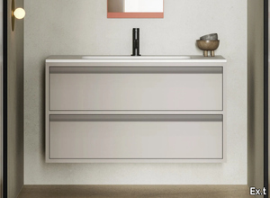 NOTO - Single wall-mounted vanity unit with drawers _ Ex.t