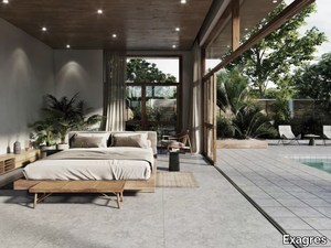 BEDFORD PEARL - Indoor/outdoor porcelain stoneware flooring with stone effect _ Exagres