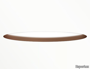 CIRCLE EN - Recessed LED thermo lacquered aluminium ceiling lamp _ Exporlux
