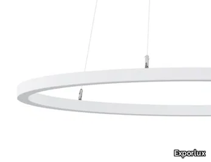 BLADE TE SU CIRCULAR - LED aluminium pendant lamp _ Exporlux