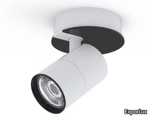 WHEEL TE SL - Adjustable ceiling LED extruded aluminium spotlight _ Exporlux