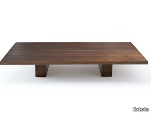 10TH JOINT - Rectangular mahogany garden side table _ Exteta