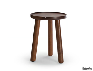 BELLAGIO - Round mahogany high side table _ Exteta