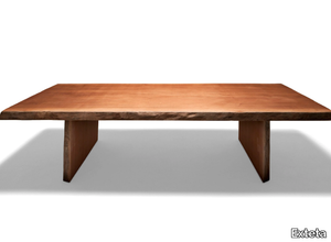 INDIVIDUAL - Rectangular mahogany garden table _ Exteta