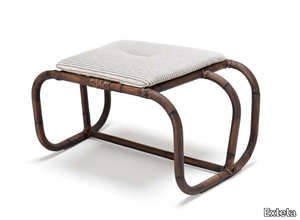 JUNGLE - Rectangular juncus garden footstool _ Exteta