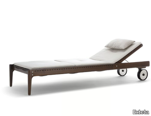 LEVANTE - Recliner mahogany sun lounger _ Exteta