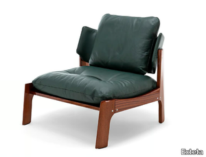 NO-GLUE - Leather garden armchair _ Exteta