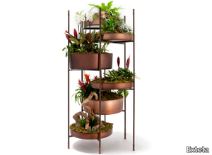 VERTICAL GARDEN - High stainless steel plant pot _ Exteta