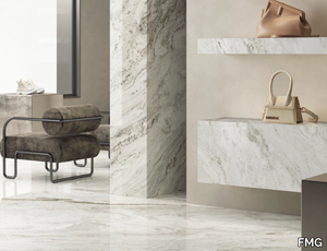 PALISSANDRO BLUE - Porcelain stoneware wall/floor tiles with marble effect _ FMG