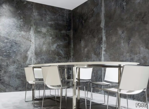 IRON BLACK - Porcelain stoneware wall/floor tiles with metal effect _ FMG