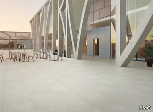 QUARZITE ARGENTO - Indoor/outdoor porcelain stoneware wall/floor tiles with stone effect _ FMG