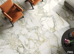 SELECT - CALACATTA ORO - Porcelain stoneware wall/floor tiles with marble effect _ FMG