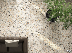 VENICE IVORY - Indoor/outdoor porcelain stoneware wall/floor tiles terrazzo effect _ FMG