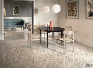 VENICE PINK - Porcelain stoneware wall/floor tiles terrazzo effect _ FMG