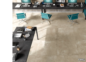 WALK ON HAZEL - Indoor/outdoor porcelain stoneware wall/floor tiles with concrete effect _ FMG