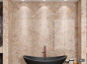 HYMALAYAN PINK - Porcelain stoneware wall/floor tiles with marble effect _ FMG