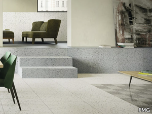 RIALTO SILVER - Porcelain stoneware wall/floor tiles with granite effect _ FMG