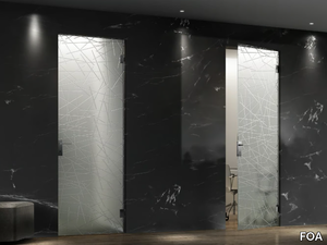 SLIVER V1/MF - Hinged glass door _ FOA