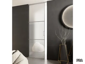 FACTORY T3 - Satin glass internal pocket sliding door _ FOA