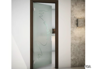 TUTTOVETRO SLIVER V1 - Swing door with jamb _ FOA