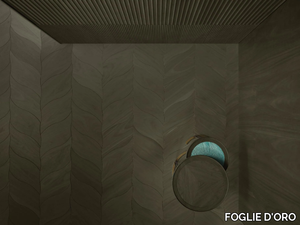 GREEN FOREST - Brushed walnut parquet _ FOGLIE D'ORO