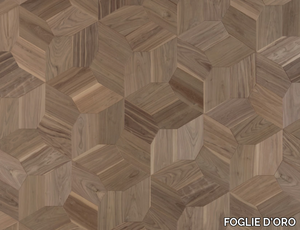 DESIGN PANELS LOTUS - Walnut flooring _ FOGLIE D'ORO