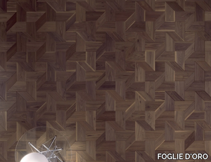 DESIGN PANELS TRICOT - Walnut flooring _ FOGLIE D'ORO